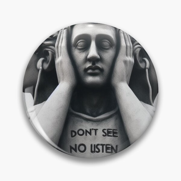 Item preview, A Tale of Silence and Awareness - No see- Not Talk - Not Listen  designed and sold by BlueGlam.