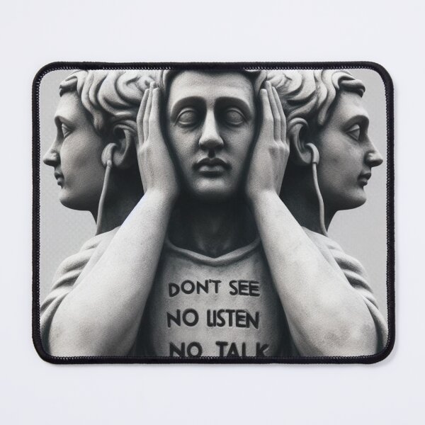 Item preview, A Tale of Silence and Awareness - No see- Not Talk - Not Listen designed and sold by BlueGlam.