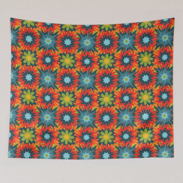 Item preview, Psychedelic Patchwork Quilt designed and sold by DawnLawty67.