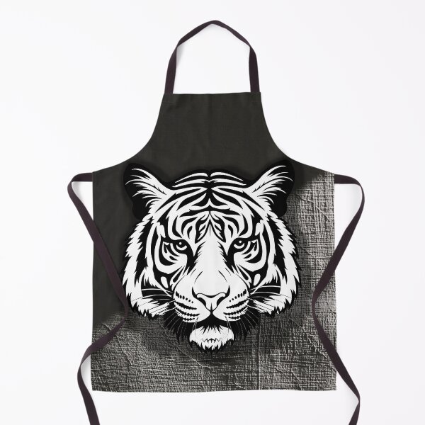 Artikelvorschau, Schwarz-weißer Tiger entworfen und verkauft von RareLineDesign.