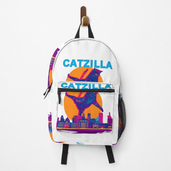 Vista previa del artículo con la obra «Divertido Retro Catzilla 02», diseñado y vendido por creativerooney.
