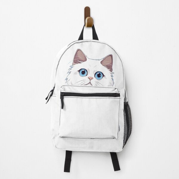 Item preview, Cute kawaii cat, big blue eyes, puffy cheeks, designed and sold by SasiPen.