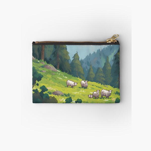 Artikelvorschau, Entspannender Anime Sheep Field 2, Pixelkunst – locker entworfen und verkauft von octoboobs.