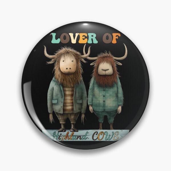 Artikelvorschau, Highland Cows entworfen und verkauft von MTJ-Mushrooms.