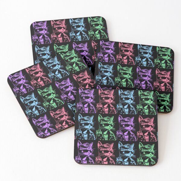 Item preview, 4 Cats In Leathers designed and sold by ThePunkyGoose.
