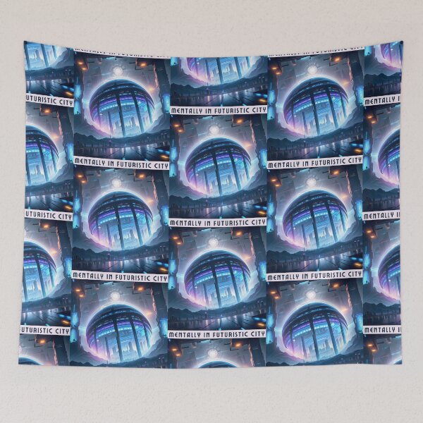 Item preview, Mentally In Futuristic City  designed and sold by Itsheartshop.