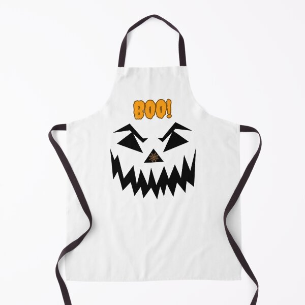 Item preview, Cara de fantasma Halloween Cast, Boo camiseta naranja y blanca designed and sold by DeJuin.