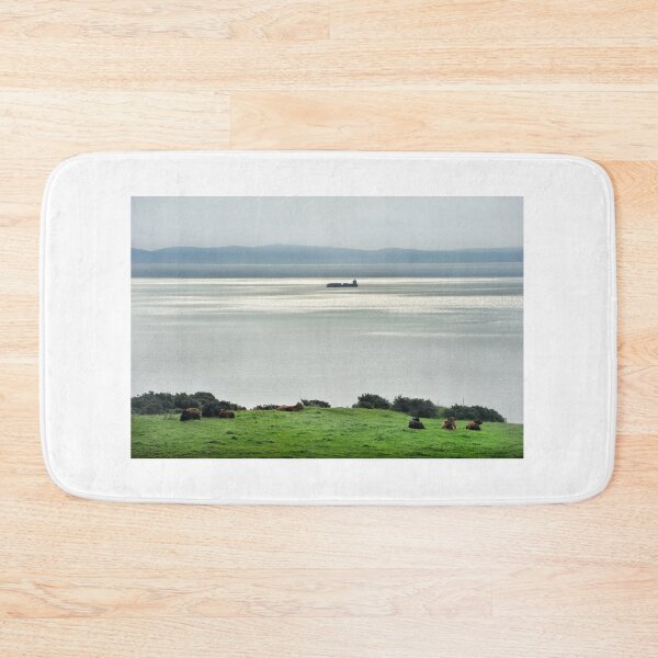 Item preview, A ship moving along the Isle of Arran coast, Scotland designed and sold by Richard Flint.