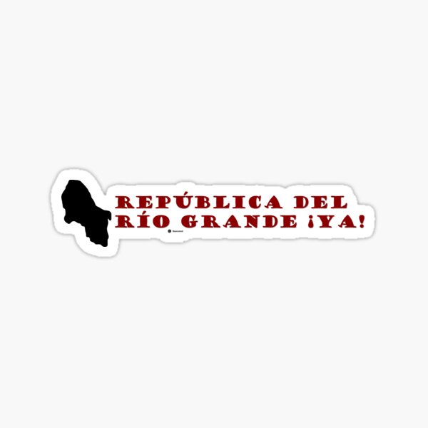 Item preview, Republic of the Rio Grande Ya map red letters designed and sold by bascconut.