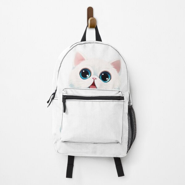 Item preview, Cute kawaii cat, big blue eyes, puffy cheeks, designed and sold by SasiPen.