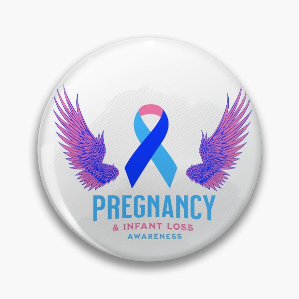 Item preview, Healing Wings: Pregnancy & Infant Loss Awareness designed and sold by JazzyCrafting.