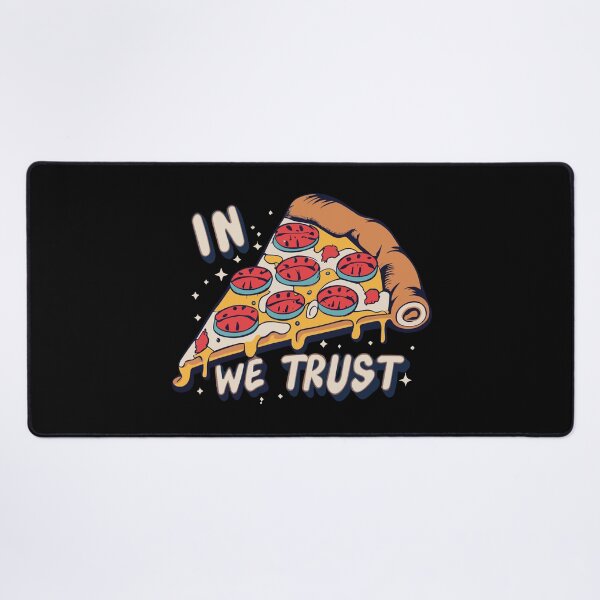 Item preview, In Crust We Trust Pizza Slice Humor designed and sold by D3monic.