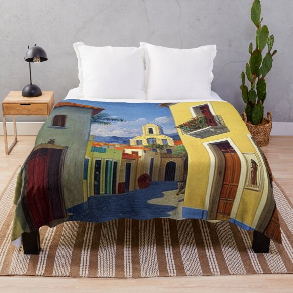 Item preview, Medieval town with cathedral painting  designed and sold by Meena-tta.