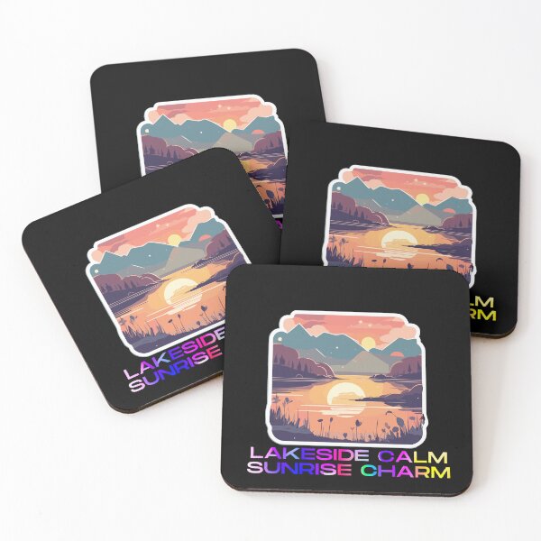 Item preview, Lakeside calm sunrise charm designed and sold by EnviroGuard.