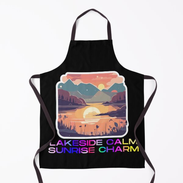 Item preview, Lakeside calm sunrise charm designed and sold by EnviroGuard.