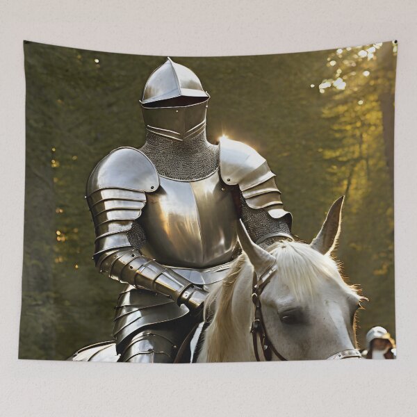 Item preview, White Knight In Shining Armor designed and sold by KoliBabb.