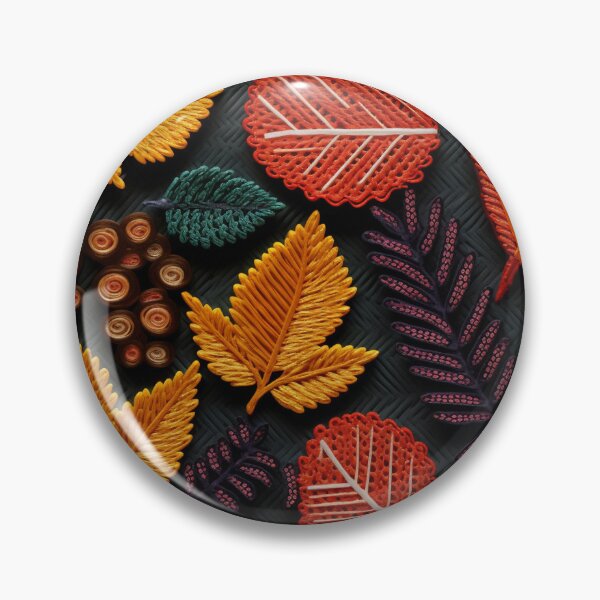 Item preview, Leaves of Change: Autumn Embroidery Delights designed and sold by shopfindingbeni.
