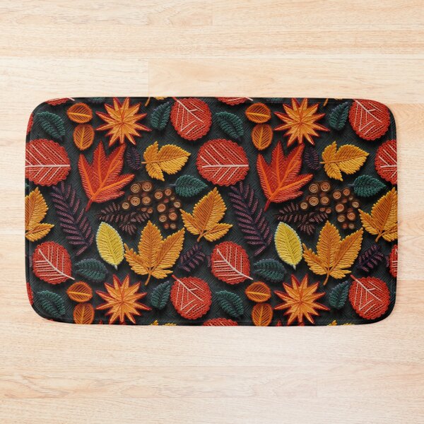 Item preview, Leaves of Change: Autumn Embroidery Delights designed and sold by shopfindingbeni.