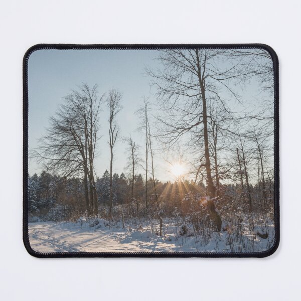 Item preview, Winter sunset by the snowy forest designed and sold by StohlerPhotos.