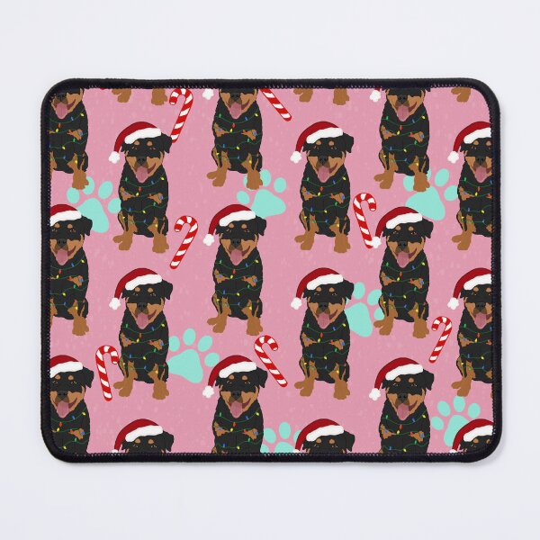 Item preview, Christmas Rottweiler Dog Pattern designed and sold by KantstandyaC.
