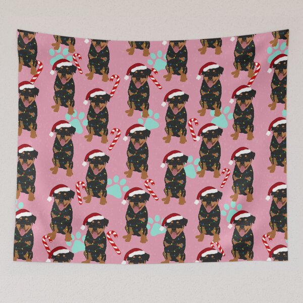 Item preview, Christmas Rottweiler Dog Pattern designed and sold by KantstandyaC.