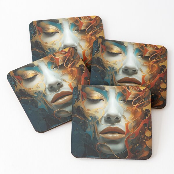 Item preview, Enigmatic Beauty: Abstract Dreams of a Woman designed and sold by Mullet Monkey.