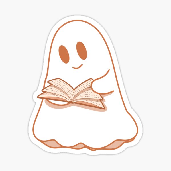 Vista previa del artículo con la obra «Un fantasma leyendo con un libro.», diseñado y vendido por loulou-artifex.