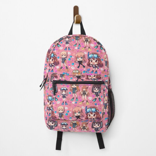 Item preview, Cute Scuba Diver Girls Anime Pattern (Pink Sherbet) designed and sold by andydavistech.