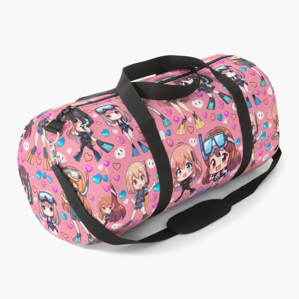 Item preview, Cute Scuba Diver Girls Anime Pattern (Pink Sherbet) designed and sold by andydavistech.