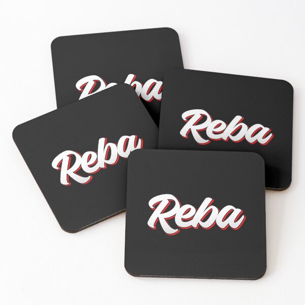 Item preview, Retro Reba Name Label (Black) designed and sold by NafilNafiz.