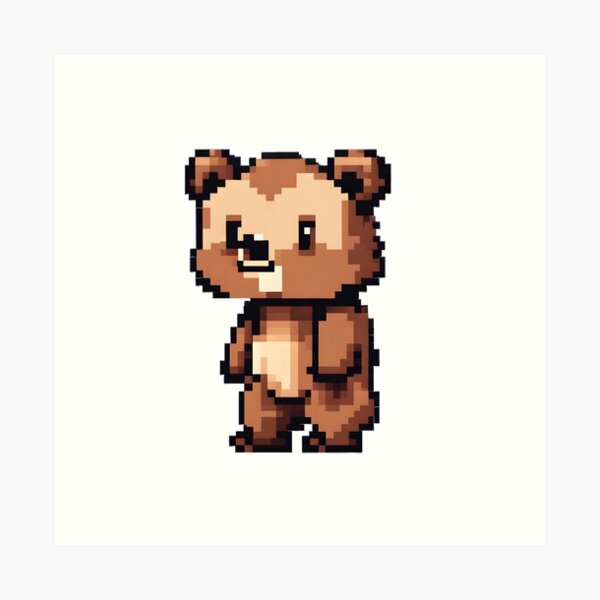 The Tripy Bear Digital Art by The Bear - Pixels Merch
