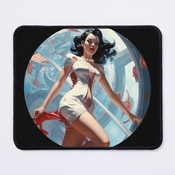 Item preview, Futuristic Pin up designed and sold by MendaciousMina.
