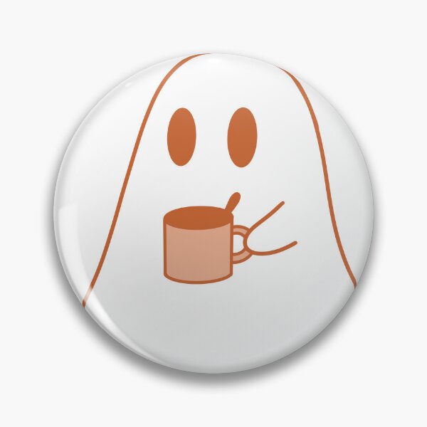 Artikelvorschau, Ein süßer Geist mit einer Tasse Tee/Kaffee (simpel) entworfen und verkauft von loulou-artifex.