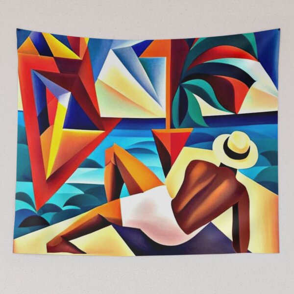 Item preview, Storm approaching sunbather designed and sold by George Hutton Hunter.