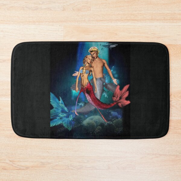 Item preview, Mermaid Brother Comforts his Little Sister designed and sold by Patricia Brown.