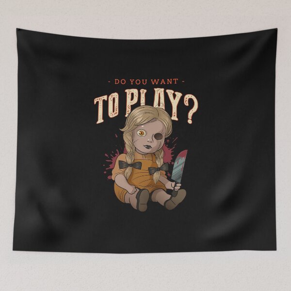 Item preview, Do You Want to Play? Halloween designed and sold by TeeTimeStories.