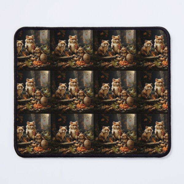 Item preview, Forest animals having a picnic designed and sold by KornUHD.
