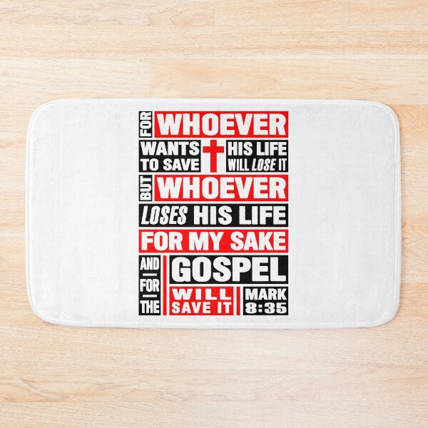 Item preview, Mark 8:5 Whoever Loses His Life For The Gospel Will Save It designed and sold by plushism.