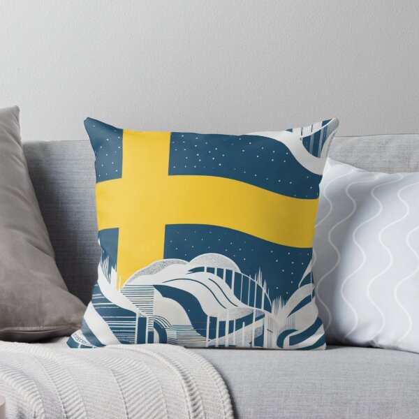 Item preview, Sweden flag, Swedish flag  designed and sold by Pommallina.