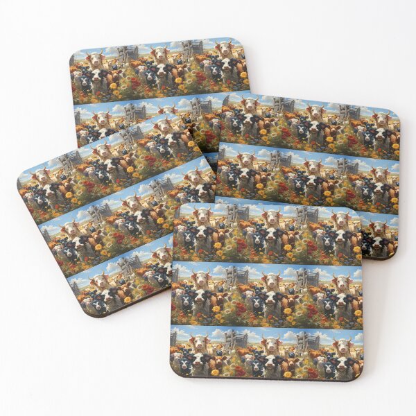 Item preview, Playful farm animals in a barnyard  designed and sold by KornUHD.