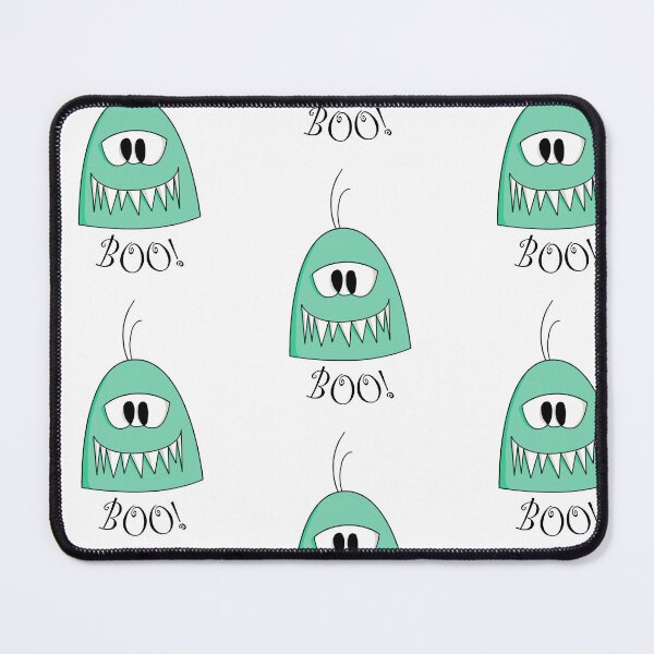 Item preview, Cute toothy monster - blue/green designed and sold by TheBrambleBox.
