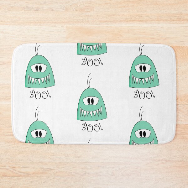 Item preview, Cute toothy monster - blue/green designed and sold by TheBrambleBox.