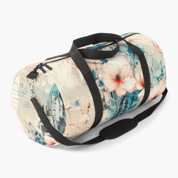Item preview, Cyberpunk Flowers and Circuitry Pattern designed and sold by SchorlCraft.