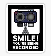 Smile You're Being Recorded Sticker