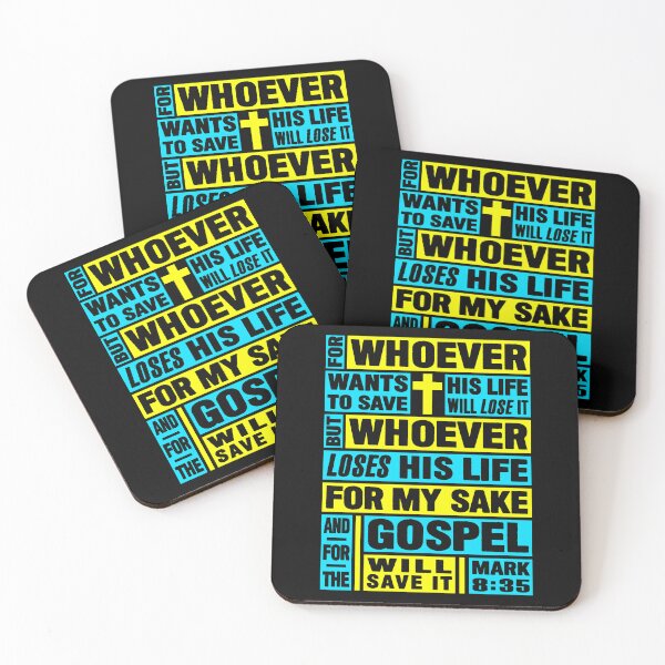 Item preview, Mark 8:5 Whoever Loses His Life For The Gospel Will Save It designed and sold by plushism.