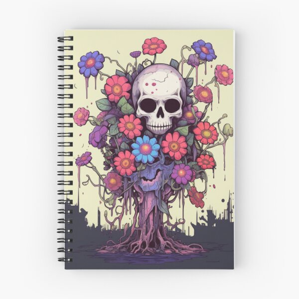 Item preview, Kawaii Tree with Flowers and Skul designed and sold by Mike-the-guide.