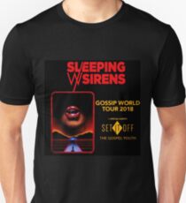 KR01 SLEEPING W SIRENS GOSSIP WORLD Unisex T-Shirt