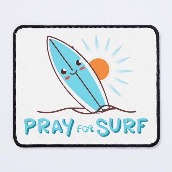 Item preview, Surfer Design: 'Pray for Surf' Surfboard designed and sold by Mantasrl.