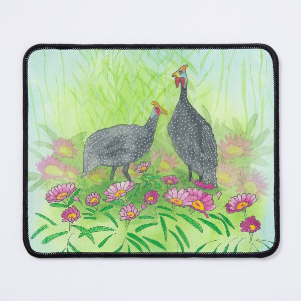 Item preview, Guinea fowl amongst daisies designed and sold by Anita Bunn.