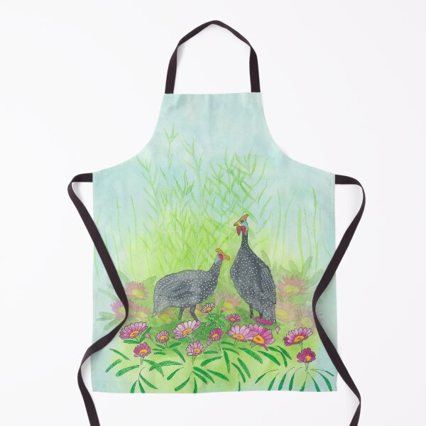 Item preview, Guinea fowl amongst daisies designed and sold by Anita Bunn.